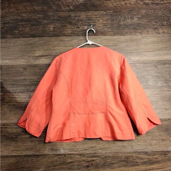 Ruby Rd. Coral Blazer Jacket with Decorative Collar - Picture 2 of 10